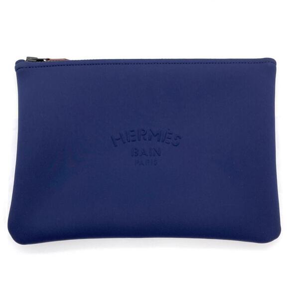 HERMES Blue Pouch - Picture 1 of 7